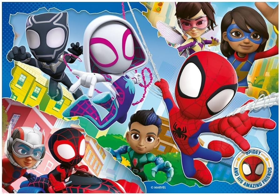 Amazon.com: Ravensburger Spidey, Spidey and His Friends Puzzle